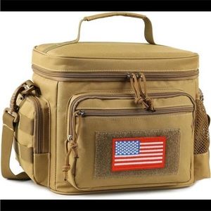 Lunch Box, Tactical Lunch Bag Webbing Leakproof Insulated Large Lunch Cooler